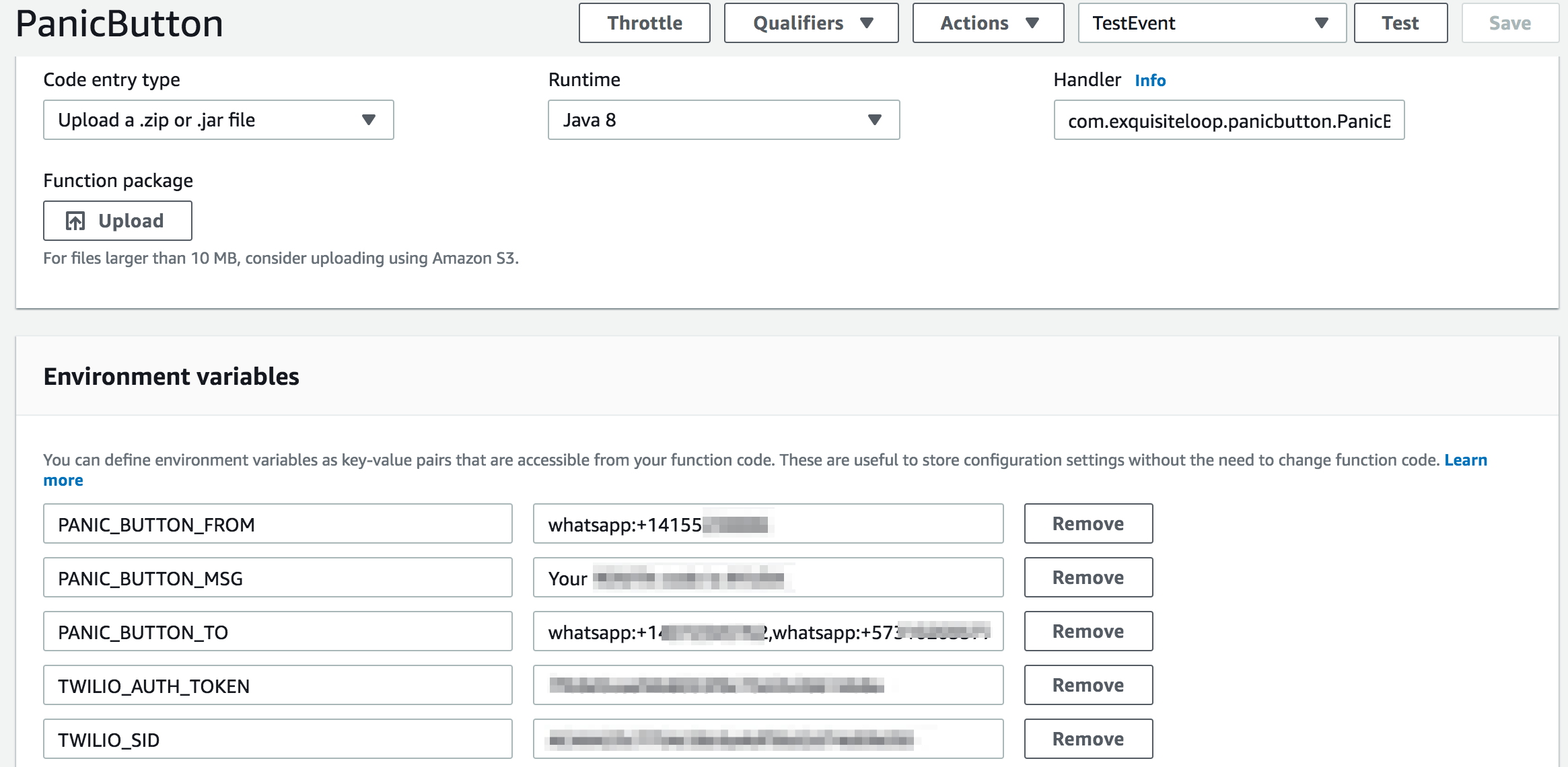 AWS Lambda Setup